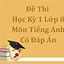 Đề Thi Học Kì 1 Lớp 8 Môn Tiếng Anh Thí Điểm Pdf