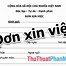 Viết Đơn Xin Việc Bằng Tay